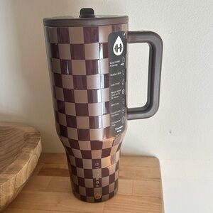 NEW Hydrojug 40 oz Traveler Autumn Checkers